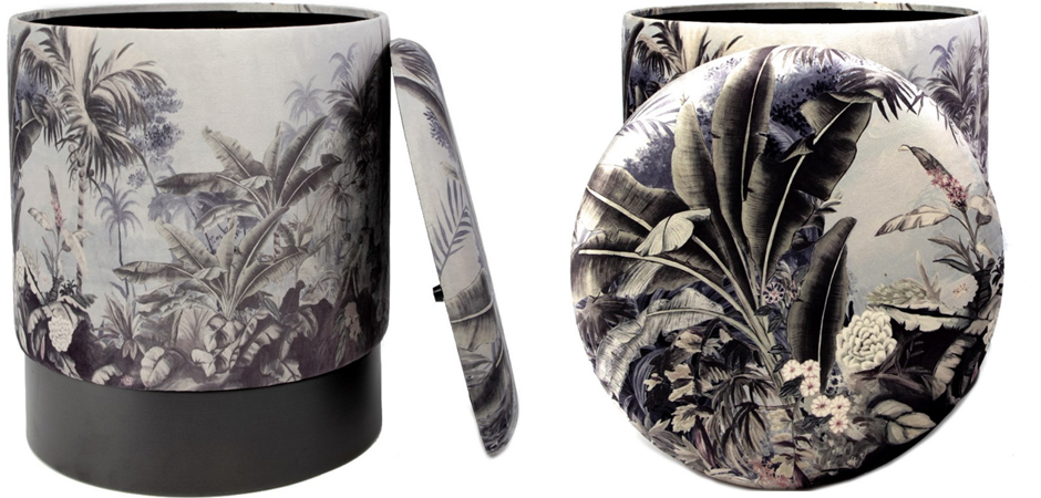 Пуф PUF Jungle Print plants Пуф PUF Jungle Print plants - Loft-Concept в Челябинске