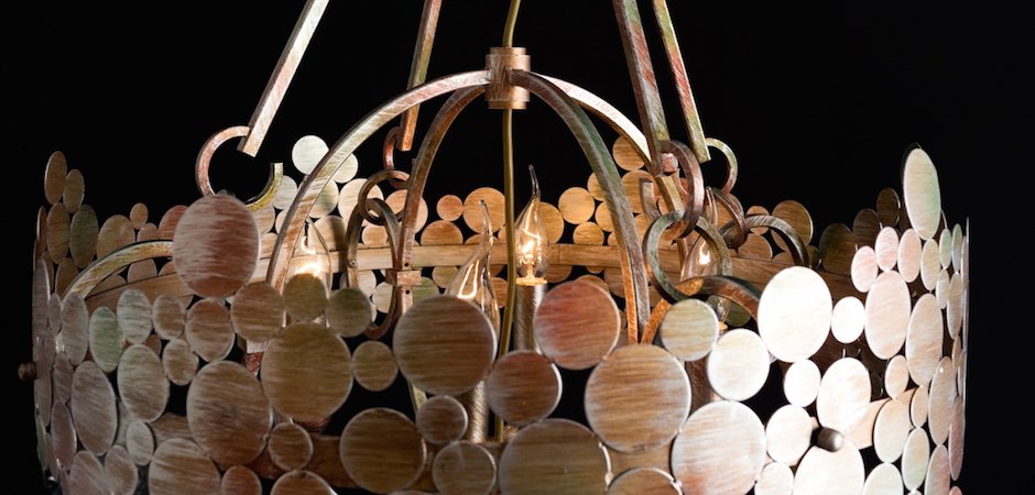 Люстра Round Iron Shod Chandelier Люстра Round Iron Shod Chandelier - Loft-Concept в Челябинске