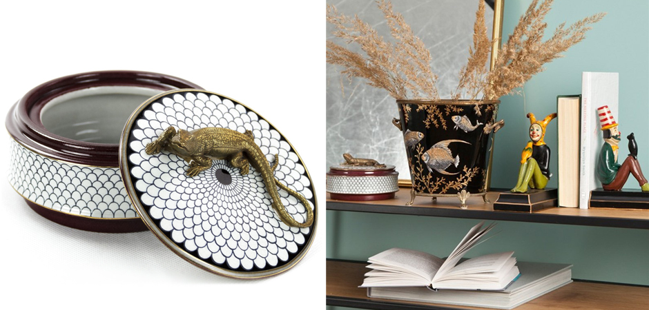 Шкатулка Box Bronze Lizard Шкатулка Box Bronze Lizard - Loft-Concept в Челябинске