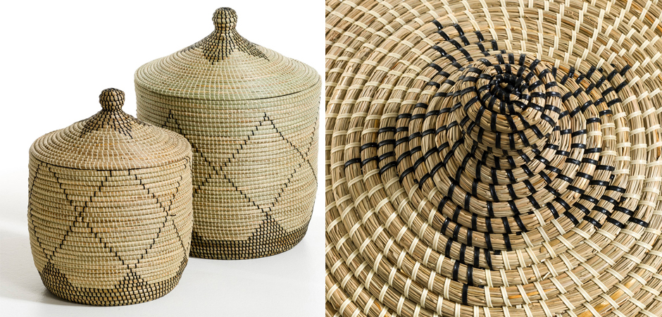 Ваза с крышкой Wicker Vase With Lid Ваза с крышкой Wicker Vase With Lid - Loft-Concept в Челябинске