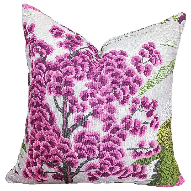 Подушка Purple Inflorescences Лиловый Белый в Челябинске | Loft Concept 