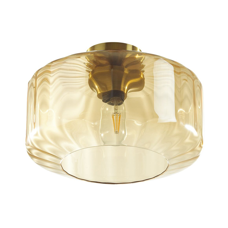 Потолочный светильник Multicolored Glass Bronze Бронза Потолочный светильник Multicolored Glass Bronze Бронза в Челябинске | Loft Concept