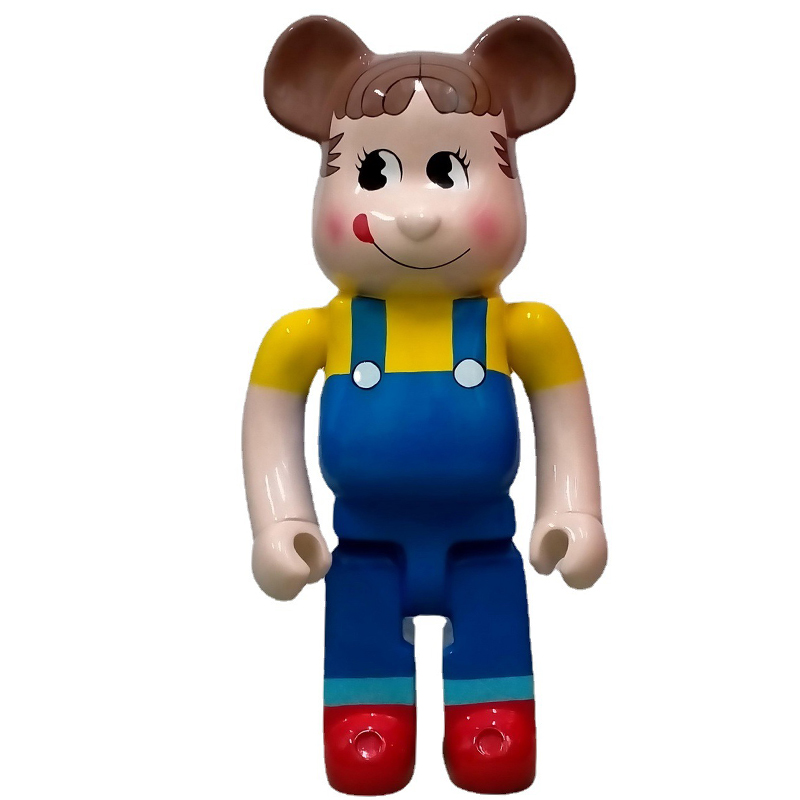 Статуэтка Bearbrick Peko-Chan Синий Желтый Красный Коричневый Статуэтка Bearbrick Peko-Chan Синий Желтый Красный Коричневый в Челябинске | Loft Concept