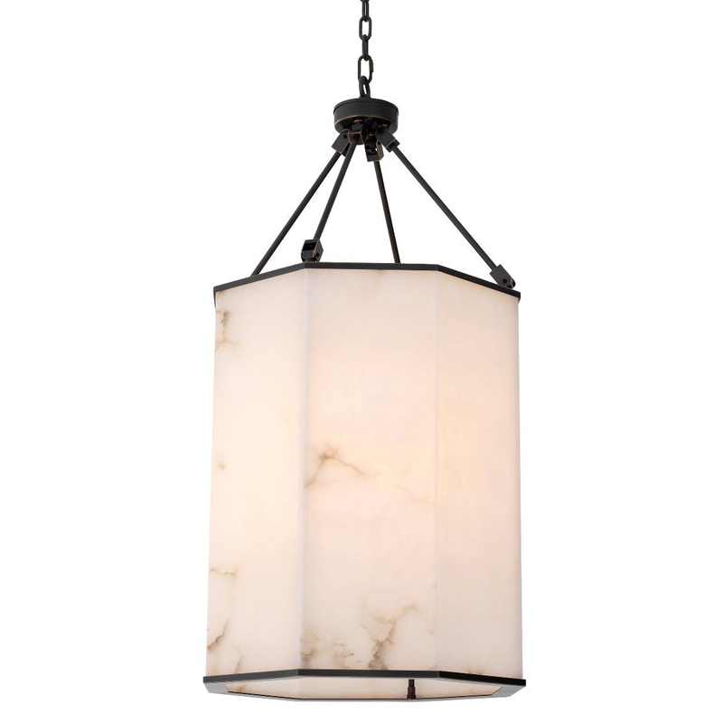 Подвесной светильник Eichholtz Chandelier Victoire L Белый Темная бронза Подвесной светильник Eichholtz Chandelier Victoire L Белый Темная бронза в Челябинске | Loft Concept