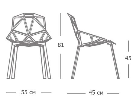 Дизайнерский стул CHAIR ONE white Дизайнерский стул CHAIR ONE white в Челябинске