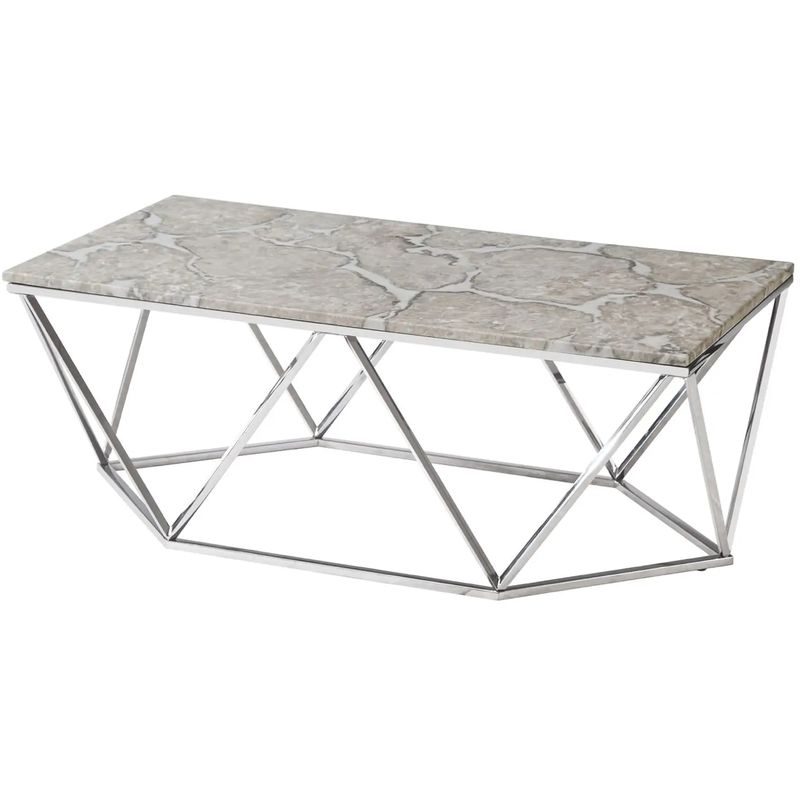 Кофейный столик Kovaldzhi Collection Frame Geometry Silver Бежево-серый Белый Мрамор Bianco Серебряный Кофейный столик Kovaldzhi Collection Frame Geometry Silver Бежево-серый Белый Мрамор Bianco Серебряный в Челябинске | Loft Concept