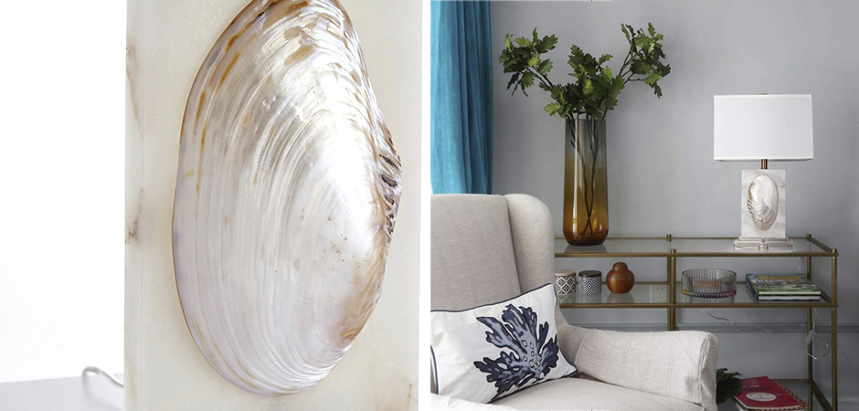 Настольная лампа Mother of Pearl Sink Настольная лампа Mother of Pearl Sink - Loft-Concept в Челябинске