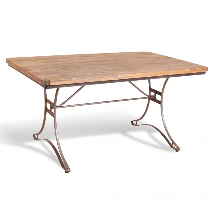 Cтол Industrial Metal Rust Rectangular Table Cтол Industrial Metal Rust Rectangular Table в Челябинске | Loft Concept