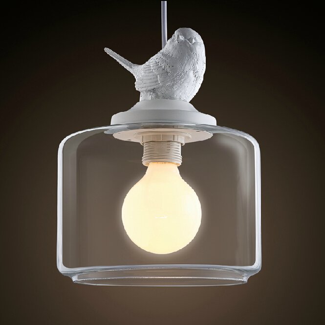 Подвесной светильник Provence Bird Pendant Белый в Челябинске | Loft Concept 