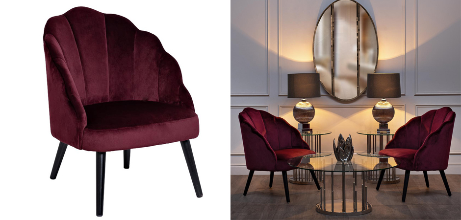 Кресло FolioFlower Armchair burgundy Кресло FolioFlower Armchair burgundy - Loft-Concept в Челябинске