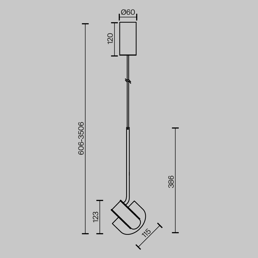Подвесной светильник в цвете Латунь Levix в Челябинске