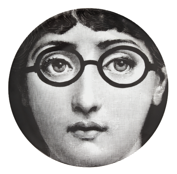 Декоративная тарелка Fornasetti 026 Черный в Челябинске | Loft Concept 