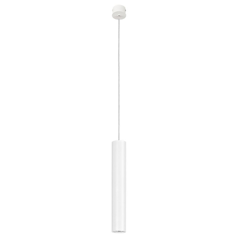 Подвесной светильник Luis Trumpet Tube White Lamp 40 Белый Подвесной светильник Luis Trumpet Tube White Lamp 40 Белый в Челябинске | Loft Concept