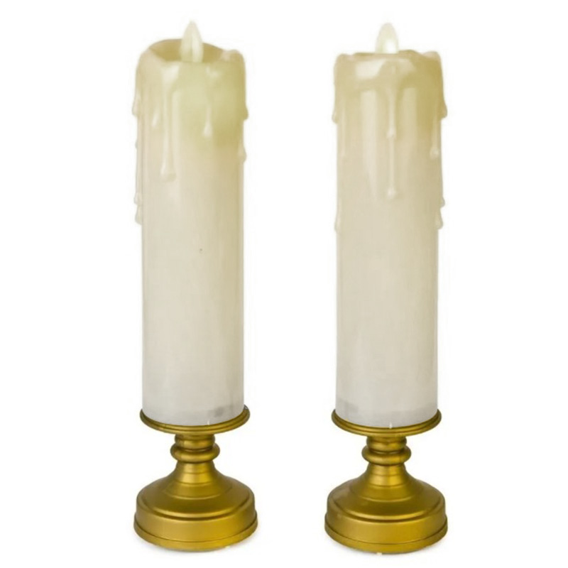 Набор свечей Two LED Candles Латунь Набор свечей Two LED Candles Латунь в Челябинске | Loft Concept