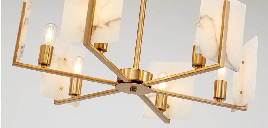 Люстра Marble square Chandelier Люстра Marble square Chandelier - Loft-Concept в Челябинске