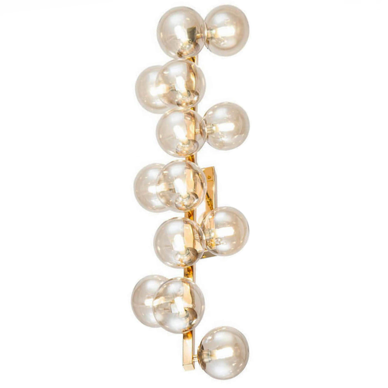 Бра Berries Chandelier Amber 13 Глянцевое золото Янтарь (Amber) Бра Berries Chandelier Amber 13 Глянцевое золото Янтарь (Amber) в Челябинске | Loft Concept
