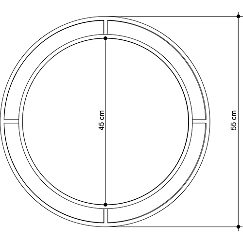 Настенное зеркало круглой формы в черной металлической раме BUBBLE MIRROR BLACK Настенное зеркало круглой формы в черной металлической раме BUBBLE MIRROR BLACK в Челябинске