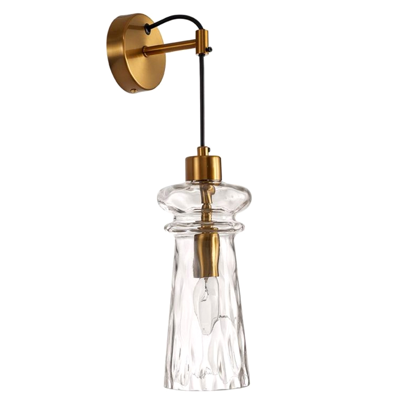 Бра Old Lantern Бронза Прозрачный Бра Old Lantern Бронза Прозрачный в Челябинске | Loft Concept