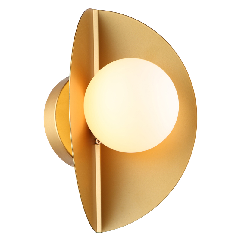 Бра Pascal Sconce Белый Золотой Бра Pascal Sconce Белый Золотой в Челябинске | Loft Concept