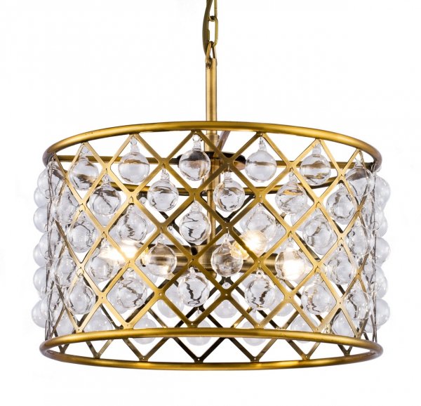 Люстра RH Spencer Hoop Chandelier 45 Brass Латунь в Челябинске | Loft Concept 