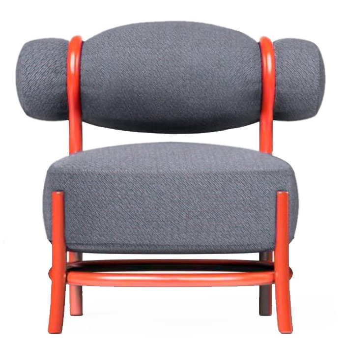 Кресло Chignon Gerbruder Thonet Vienna Серый Кресло Chignon Gerbruder Thonet Vienna Серый в Челябинске | Loft Concept