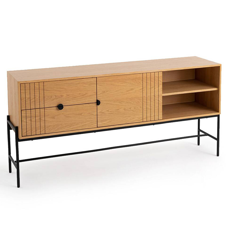 Комод в стиле лофт Domar Chest of Drawers Древесина Черный Комод в стиле лофт Domar Chest of Drawers Древесина Черный в Челябинске | Loft Concept