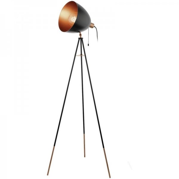 Напольный светильник Scopus Floor Lamp Черный Медь Напольный светильник Scopus Floor Lamp Черный Медь в Челябинске | Loft Concept