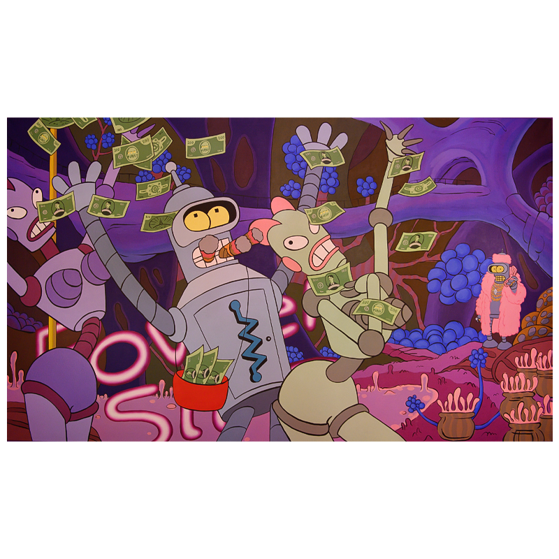 Картина Futurama Bender Make it Rain Мульти Картина Futurama Bender Make it Rain Мульти в Челябинске | Loft Concept