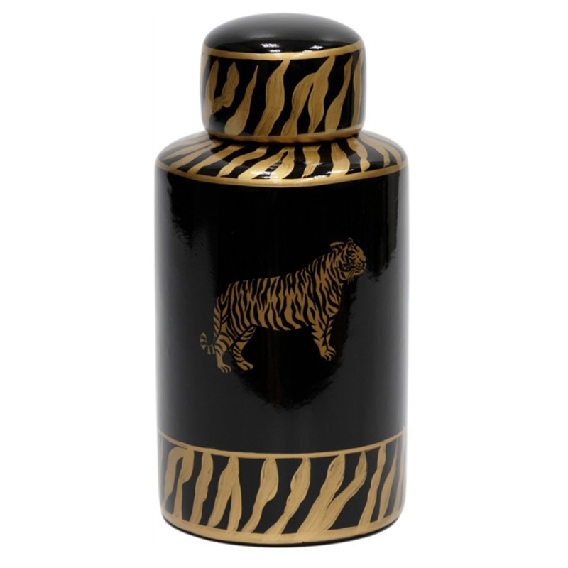Ваза Tiger Vase black and gold Черный Золотой Ваза Tiger Vase black and gold Черный Золотой в Челябинске | Loft Concept