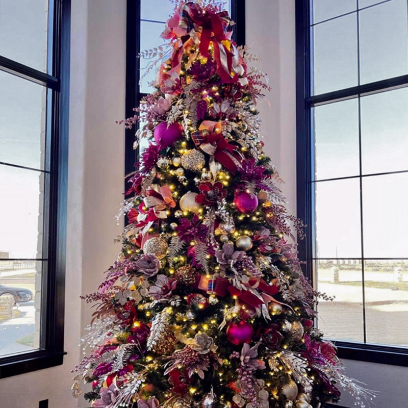 Дизайнерская Елка Премиум украшенная Лиловым Декором Christmas Tree Lilac Premium Лиловый Серебряный Дизайнерская Елка Премиум украшенная Лиловым Декором Christmas Tree Lilac Premium Лиловый Серебряный в Челябинске | Loft Concept