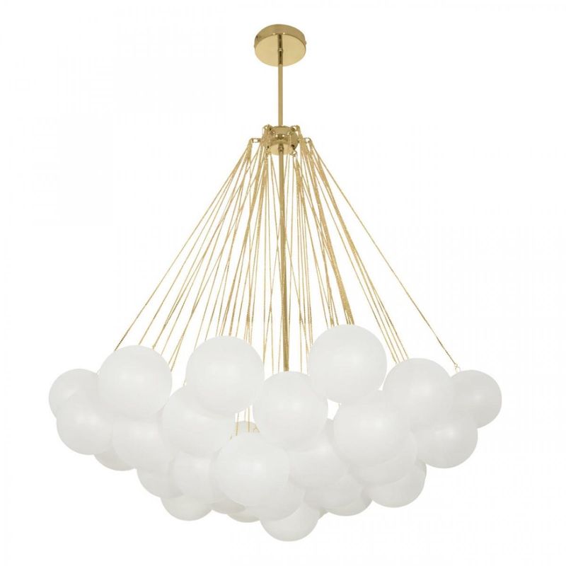Люстра Белые Шары Apparatus Studio CLOUD Gold диаметр 100 см Золотой Белый в Челябинске | Loft Concept 