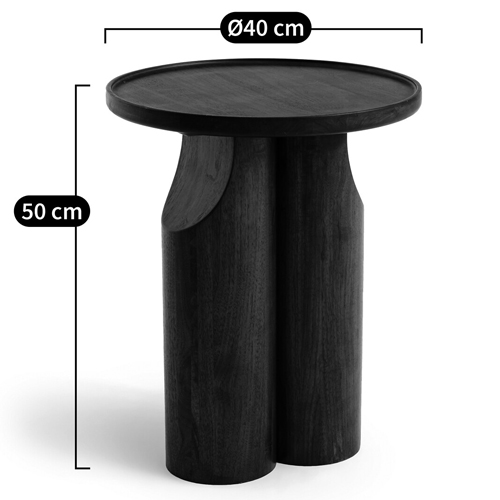 Круглый приставной стол из массива ореха Balu Wooden Side Table Круглый приставной стол из массива ореха Balu Wooden Side Table в Челябинске