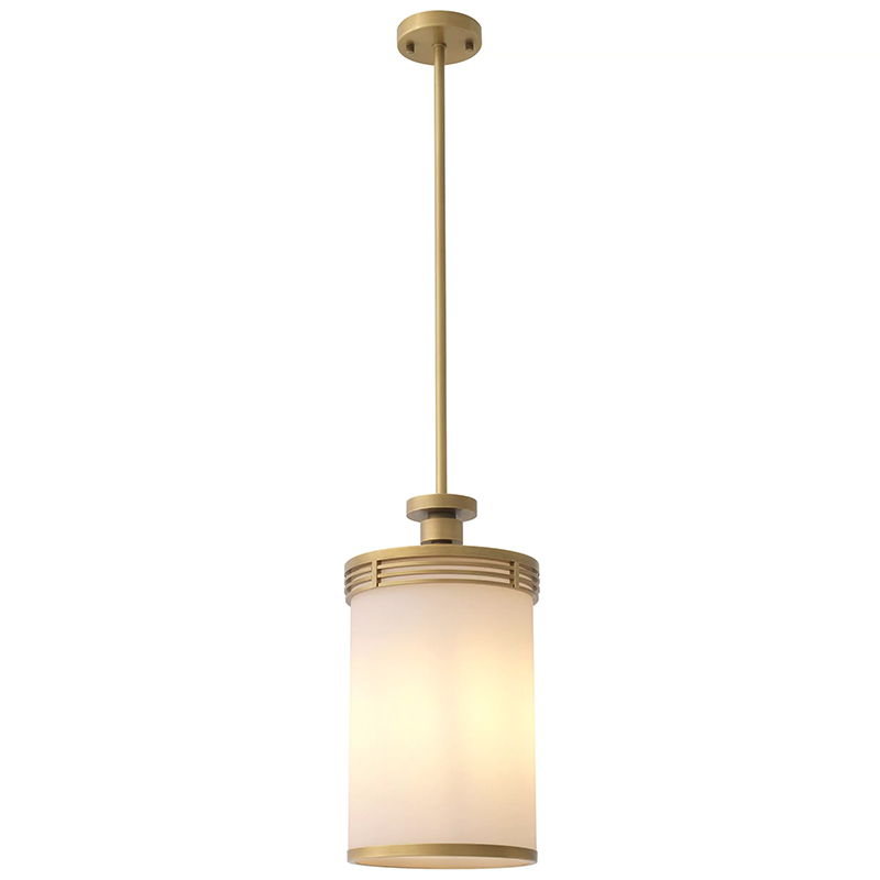 Подвесной светильник Eichholtz Pendant Fayence Латунь Белый Подвесной светильник Eichholtz Pendant Fayence Латунь Белый в Челябинске | Loft Concept