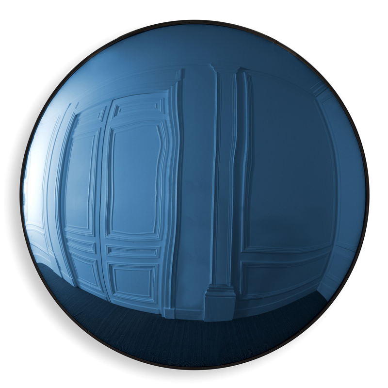 Настенный декор Eichholtz Mirror Pacifica Blue Синий Черный Настенный декор Eichholtz Mirror Pacifica Blue Синий Черный в Челябинске | Loft Concept