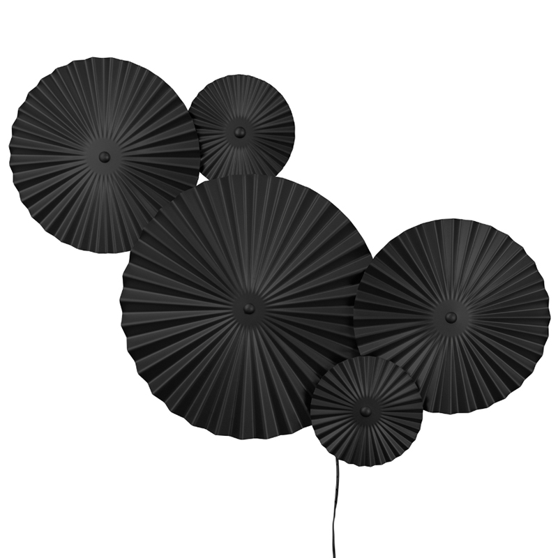 Wall lamp Omega BLACK Черный в Челябинске | Loft Concept 