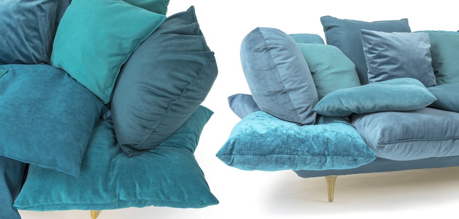 Диван Seletti Sofa Comfy Turquoise Диван Seletti Sofa Comfy Turquoise - Loft-Concept в Челябинске