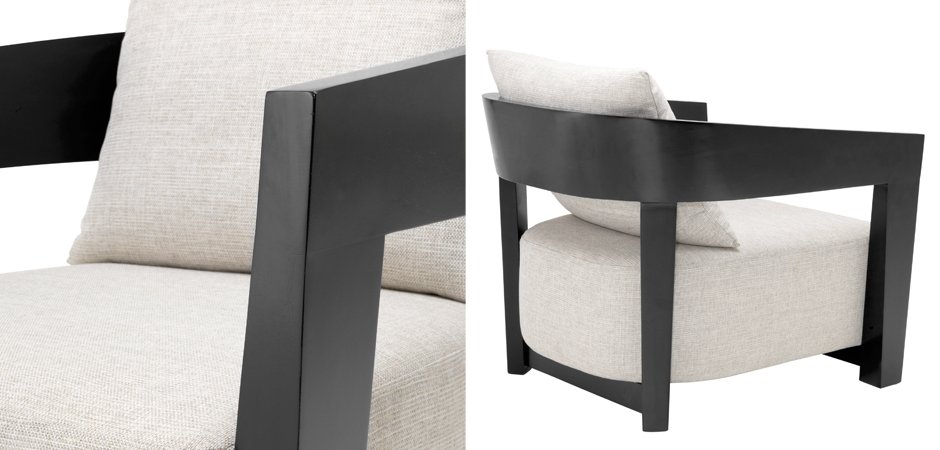 Кресло Eichholtz Chair Rubautelli Black Кресло Eichholtz Chair Rubautelli Black - Loft-Concept в Челябинске
