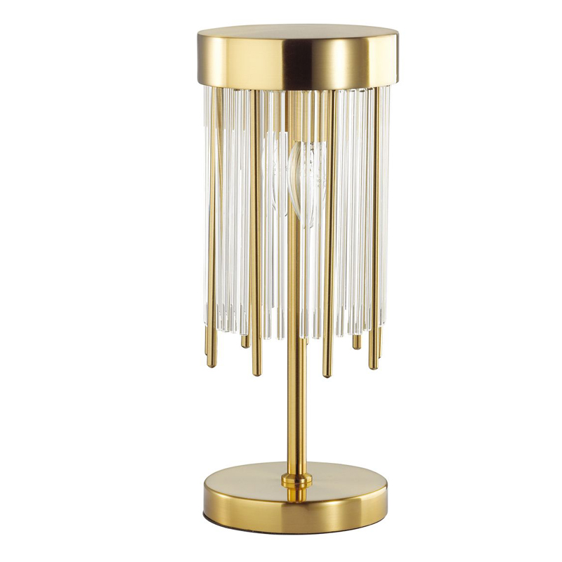 Настольная лампа Niemira Table lamp Прозрачный (Transparent) Золотой Настольная лампа Niemira Table lamp Прозрачный (Transparent) Золотой в Челябинске | Loft Concept