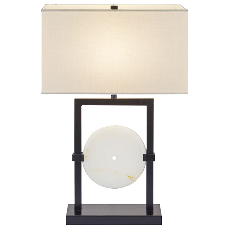 Настольная лампа Laudine Table Lamp Молочный Черный Белый Настольная лампа Laudine Table Lamp Молочный Черный Белый в Челябинске | Loft Concept