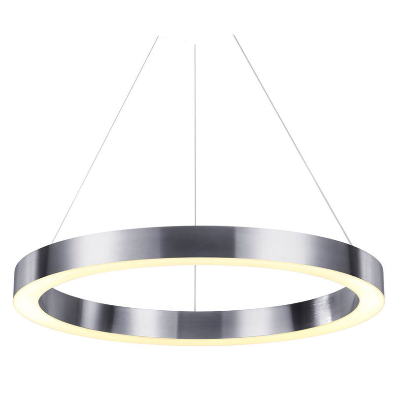 Подвесной светильник Nickel Ribbon Ring 60 Никель Подвесной светильник Nickel Ribbon Ring 60 Никель в Челябинске | Loft Concept