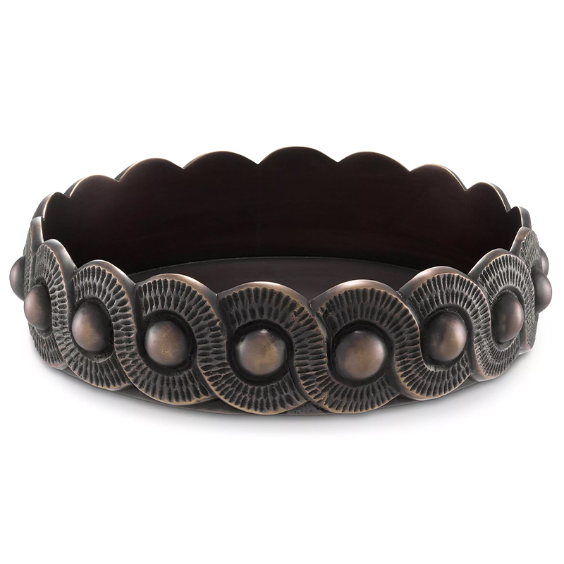 Пепельница Eichholtz Ashtray Palmeral Бронза Темная бронза винтаж Пепельница Eichholtz Ashtray Palmeral Бронза Темная бронза винтаж в Челябинске | Loft Concept