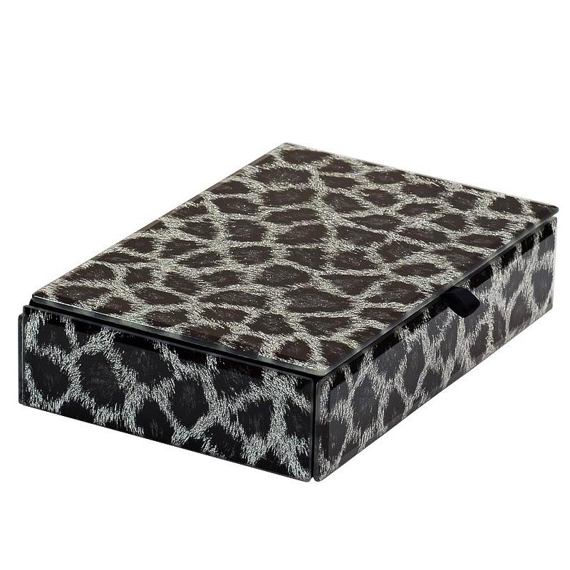 Шкатулка Snow Leopard Серый Шкатулка Snow Leopard Серый в Челябинске | Loft Concept