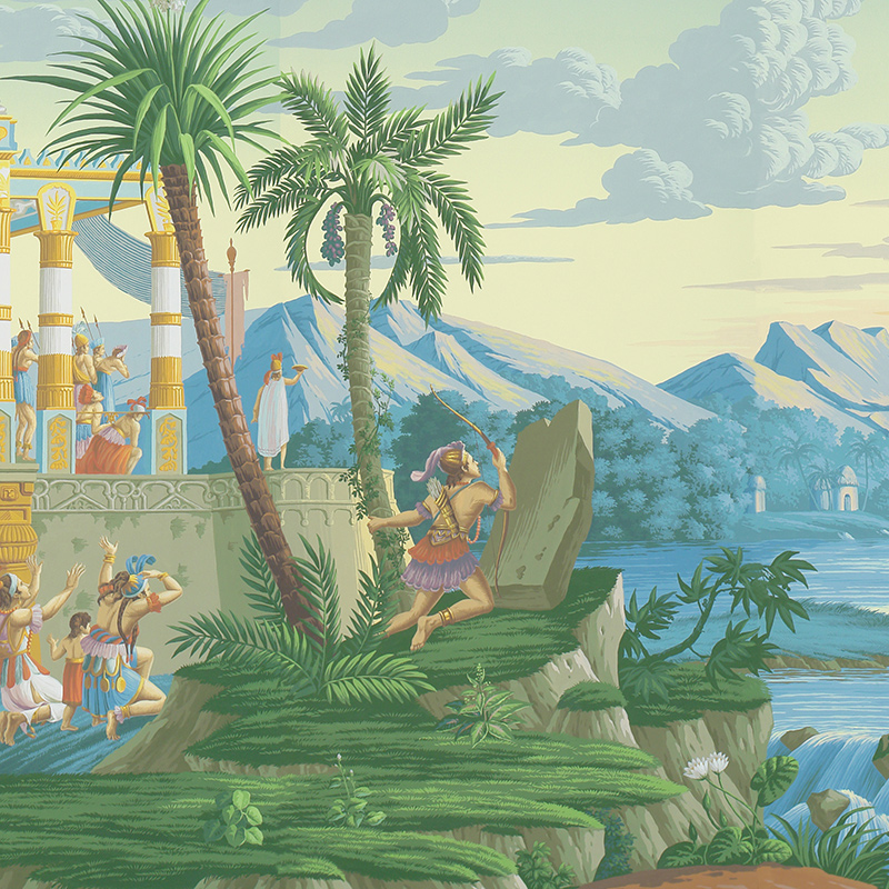 Обои ручная роспись The Incas Special Colourway on scenic paper Обои ручная роспись The Incas Special Colourway on scenic paper в Челябинске | Loft Concept