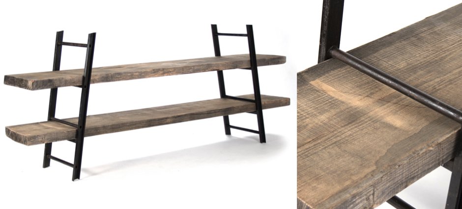 Стеллаж Industrial Iron Rustic Console Стеллаж Industrial Iron Rustic Console - Loft-Concept в Челябинске