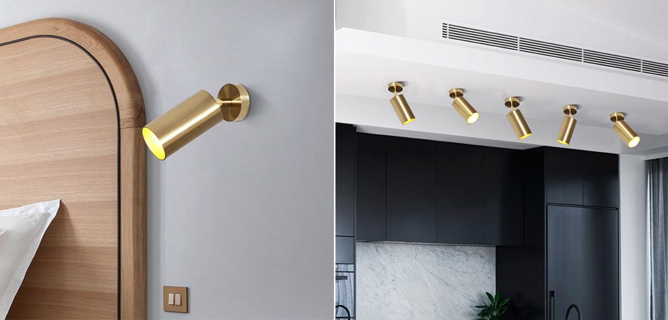 Спот GMCA01 Gold Ceiling Light Спот GMCA01 Gold Ceiling Light - Loft-Concept в Челябинске