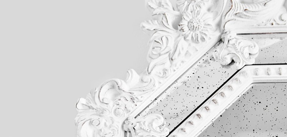 Зеркало Antique ornament White Зеркало Antique ornament White - Loft-Concept в Челябинске