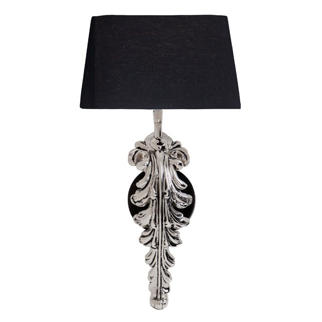 Бра Eichholtz Wall Lamp Beau Site Nickel+Black Никель Черный Бра Eichholtz Wall Lamp Beau Site Nickel+Black Никель Черный в Челябинске | Loft Concept