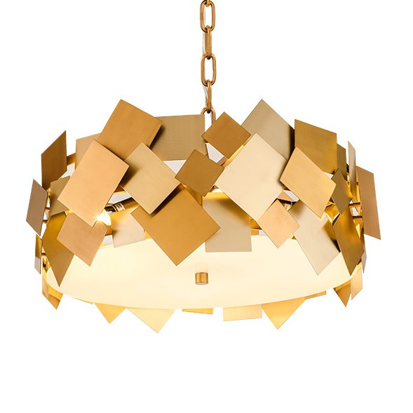 Люстра Gold Plate Chandelier 4 Люстра Gold Plate Chandelier 4 в Челябинске | Loft Concept
