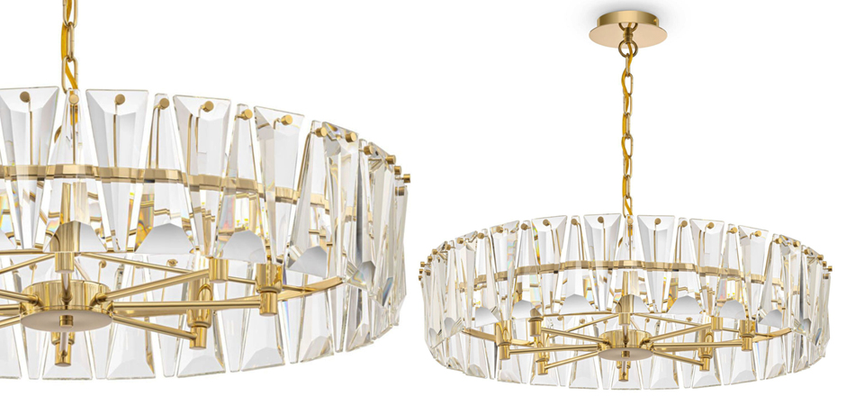 Люстра Ruby Crystal Chandelier Gold 75 Люстра Ruby Crystal Chandelier Gold 75 - Loft-Concept в Челябинске