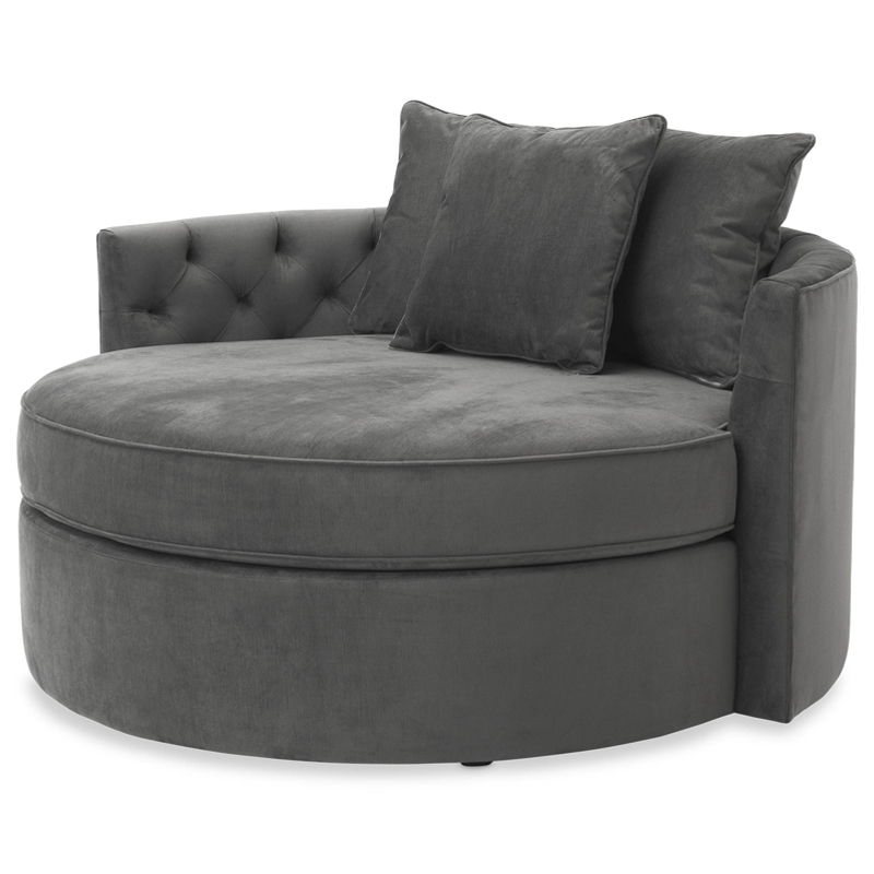 Диван Eichholtz Sofa Carlita Granite grey Серый Диван Eichholtz Sofa Carlita Granite grey Серый в Челябинске | Loft Concept